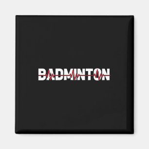Badminton Court Schläger - Racquet Shuttle Ekg Her Magnet