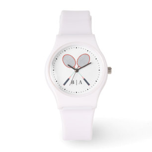 Badminton Custom Monogram Wrist Armbanduhr