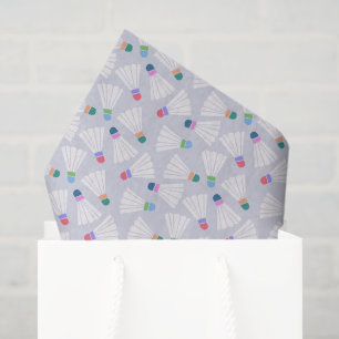 Badminton Dekoratives Seidenpapier, Federball Seidenpapier