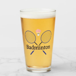 Badminton Design Glas