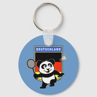 Badminton Deutschland Panda Schlüsselanhänger
