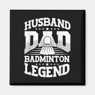 Badminton, Ehemann Vater Badminton Legende Shuttle Magnet