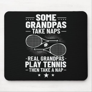 Badminton Einige Grandpas nehmen Nickerchen Real G Mousepad