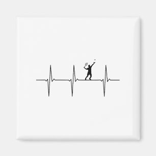 Badminton-EKG-Herzschlag-Shuttle-Pulsfrequenz Magnet