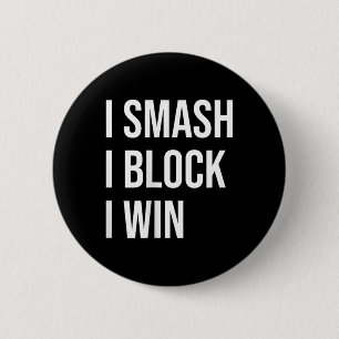 Badminton-Enthusiasten Meme Zitat Button