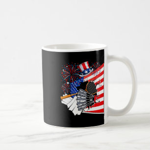 Badminton Equipment Costume American Flag 4. J Kaffeetasse