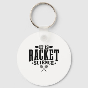 Badminton es ist Racket Science Men Funny Schlüsselanhänger