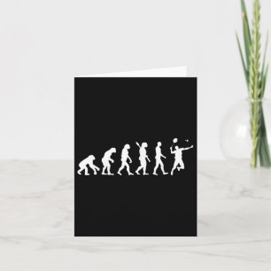 Badminton Evolution Jersey T-Shirt Funny Rackets B Karte
