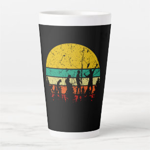 Badminton Evolution Retro Badminton Player Milchtasse