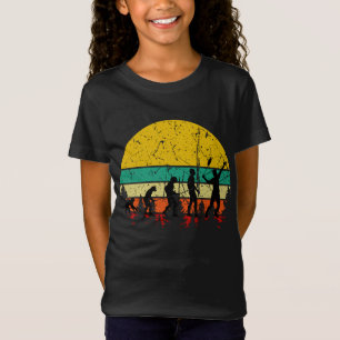 Badminton Evolution Retro Badminton Player T-Shirt