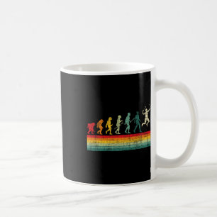 Badminton Evolution - Retro Sports Lover Shuttle Kaffeetasse