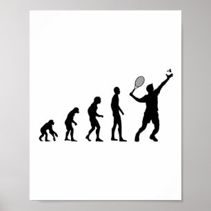 Badminton Evolution Shuttle Lustig  Poster