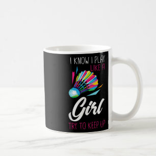 Badminton Federball Badminton Spieler Ball Sport S Kaffeetasse