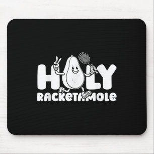 Badminton Federball Spieler Feld Avocado Heiliger  Mousepad