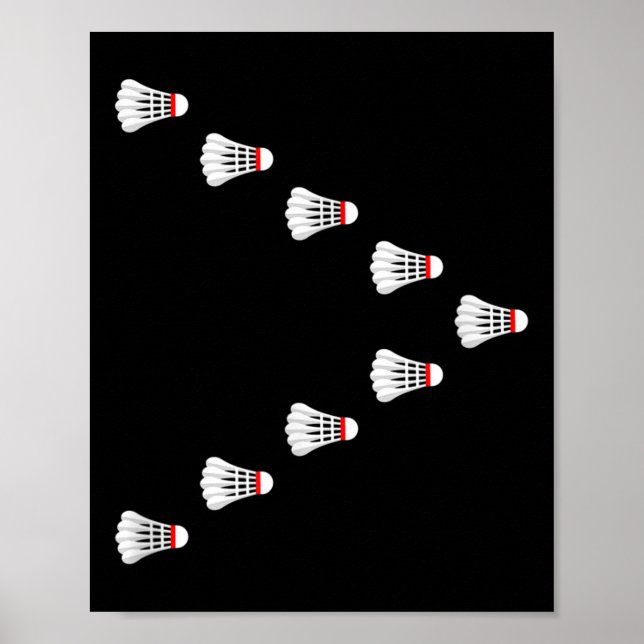Badminton - Flying in V-Formation Poster (Vorne)