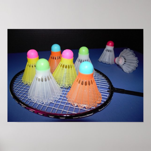 Badminton-Foto Poster (Vorne)