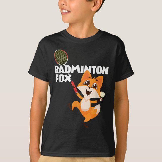 Badminton Fox T-Shirt (Vorderseite)