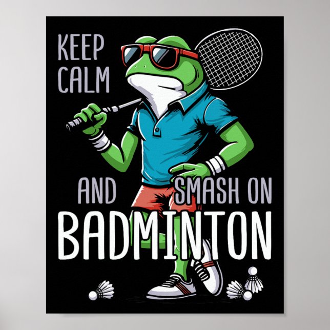 Badminton Frog Shuttle Poona Poster (Vorne)