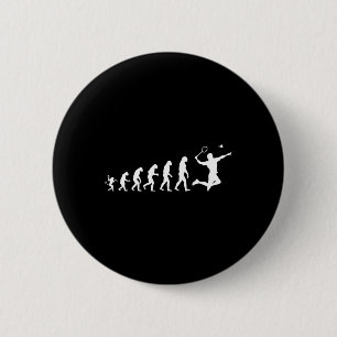 Badminton für die menschliche Evolution Button