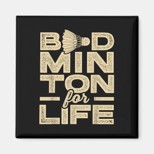 Badminton für Life Badminton Player Shuttle Cross Magnet