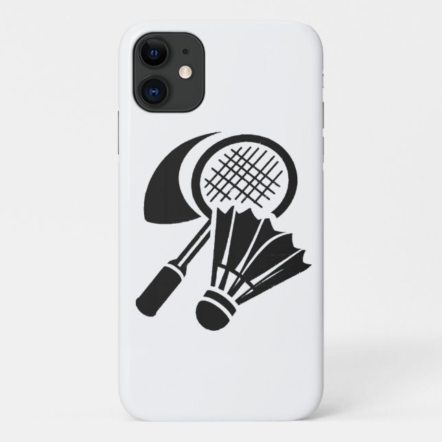 Badminton-Geschenkideen Case-Mate iPhone Hülle (Rückseite)