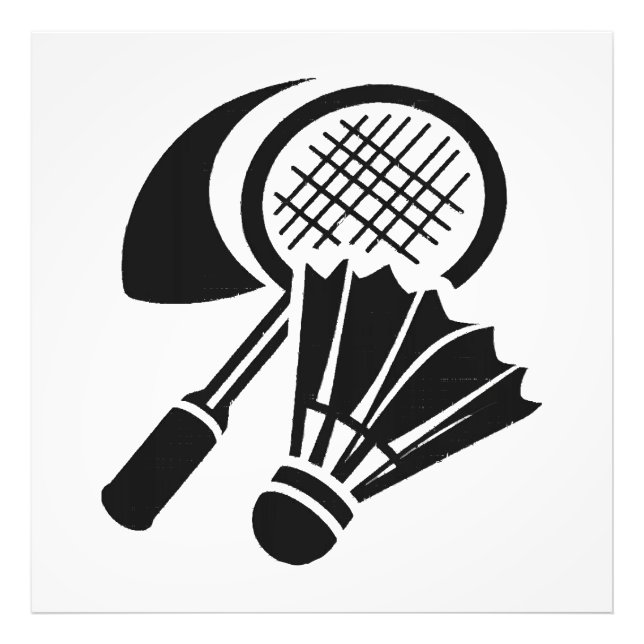 Badminton-Geschenkideen Fotodruck (Vorne)