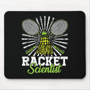 Badminton Gift Shuttle Racket Scientist Badminton Mousepad