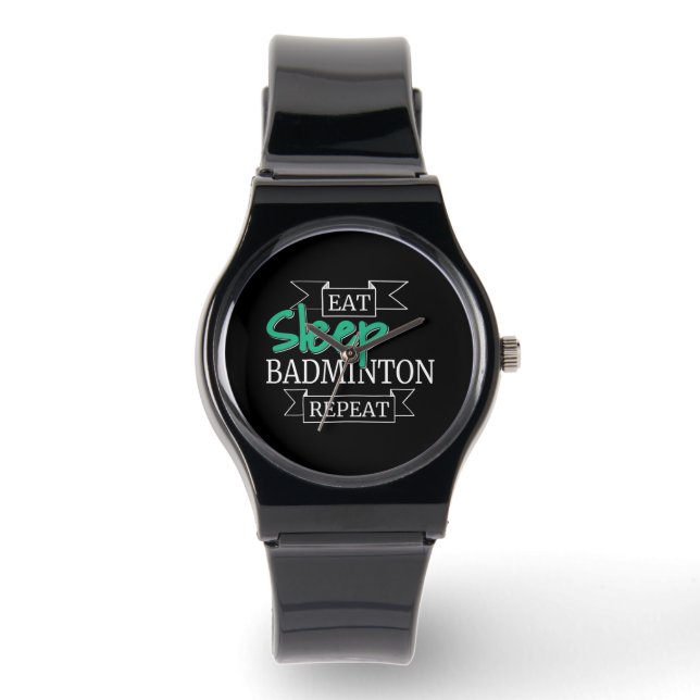 Badminton Gifts Armbanduhr (Vorderseite)
