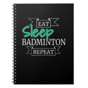 Badminton Gifts Notizblock