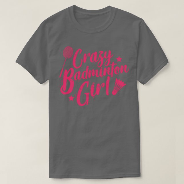 Badminton Girl T 8 T-Shirt (Design vorne)