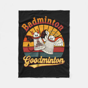 Badminton Goodminton Funny Sports Spaß Fleecedecke