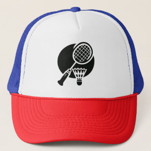 Badminton-Grafik Truckerkappe