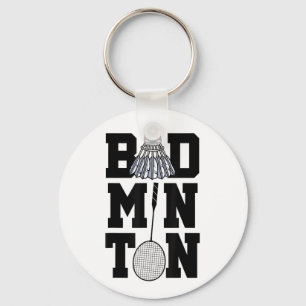 Badminton Graphic Badminton Player Shuttle Sports Schlüsselanhänger