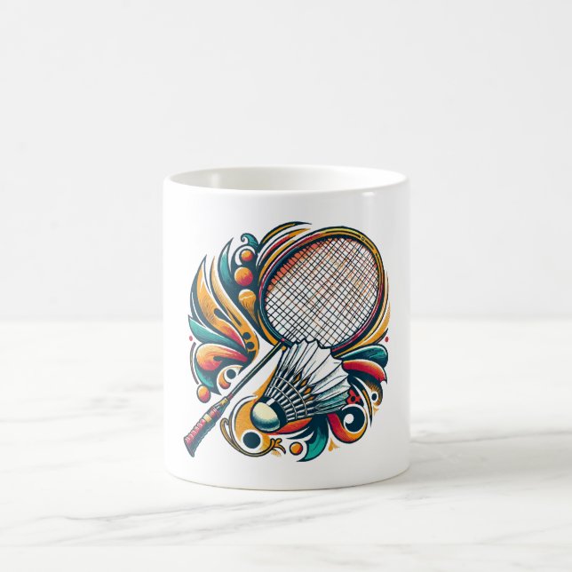 Badminton Graphic Kaffeetasse (Mittel)