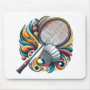 Badminton Graphic Mousepad
