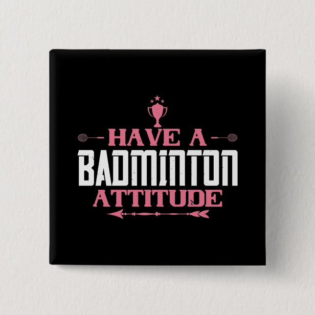 Badminton - haben Sie eine Badminton-Einstellung Button (Vorderseite)