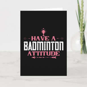 Badminton - Haben Sie eine Badmintonhöhe Karte