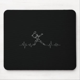 Badminton Herzschlag Shuttle Jungen Kinder Jugend  Mousepad