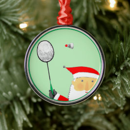 Badminton Holiday-Geschenk Ornament Aus Metall