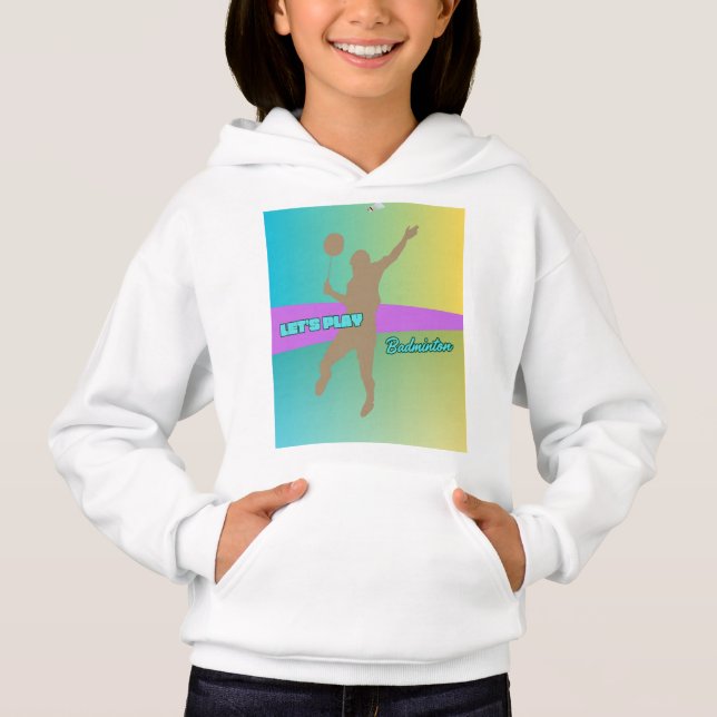 Badminton Hoodie (Vorderseite)