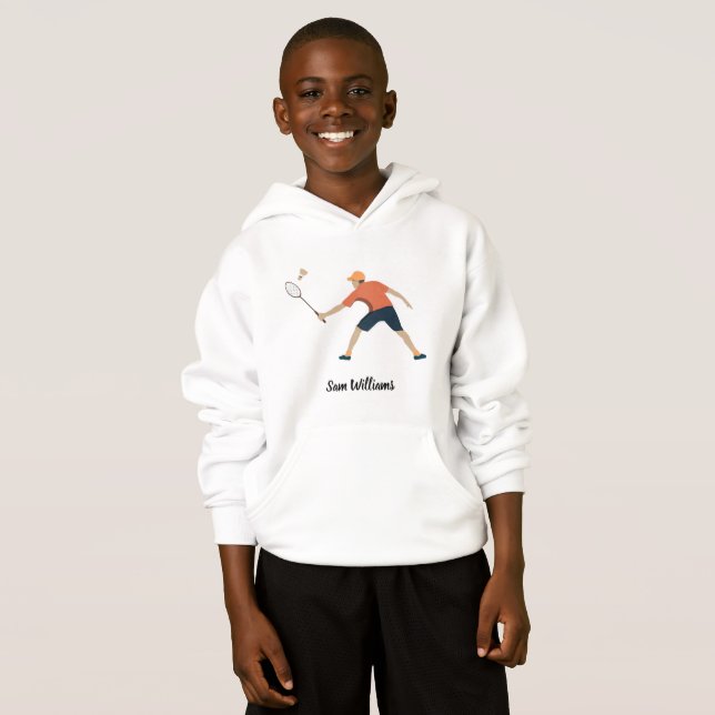Badminton Hoodie (Vorne ganz)