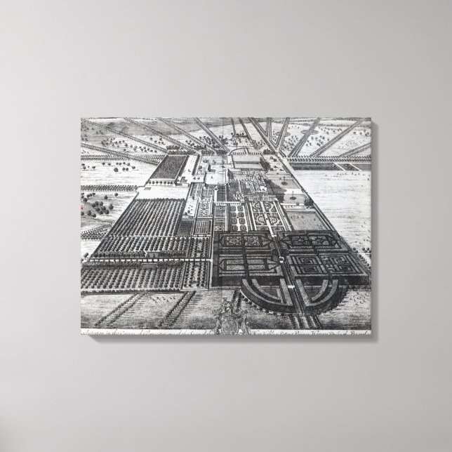 Badminton House im Landkreis von Gloucester Leinwanddruck (Vorderseite)