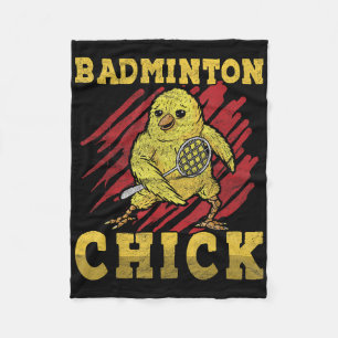 Badminton Huhn Fleecedecke