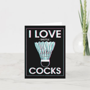 Badminton I Liebe S Badminton Badminton Karte