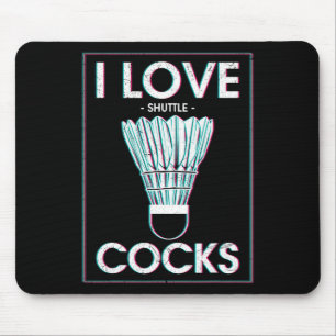 Badminton I Liebe S Badminton Badminton Mousepad