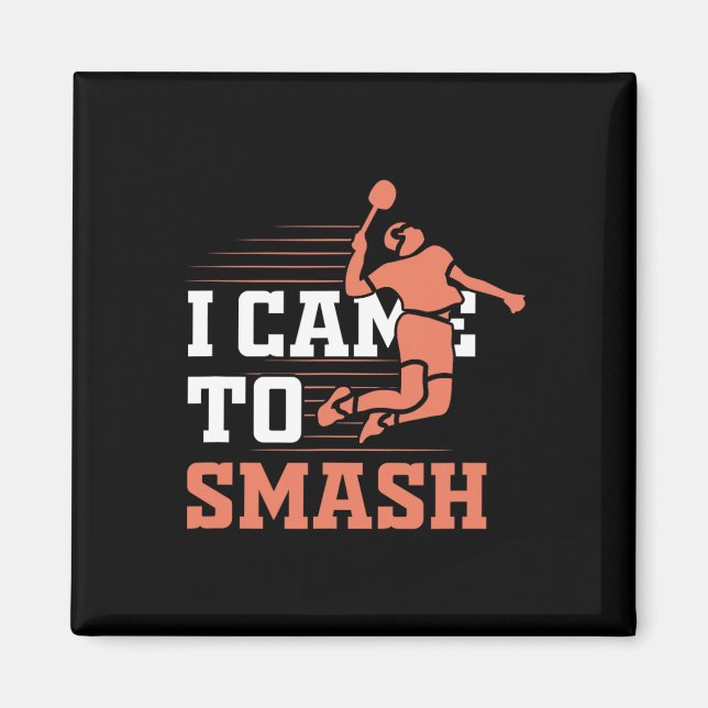 Badminton ich kam zu zerschlagen magnet (Vorne)