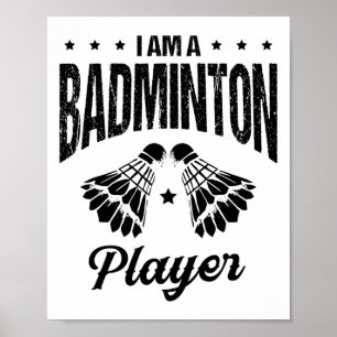 Badminton ist mein Lebensbummler Poster