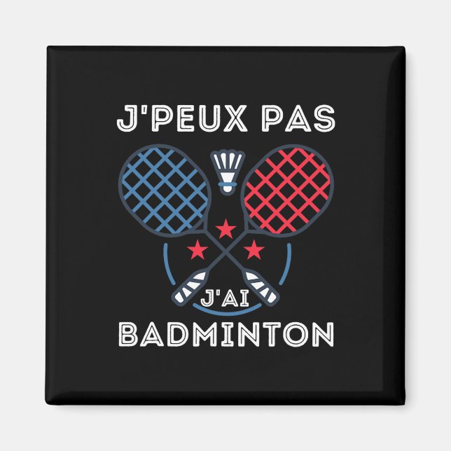 Badminton Jersey Magnet (Vorne)