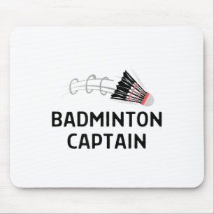 Badminton Kapitän Outfit Frauen Männer Mousepad