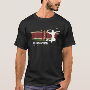 Badminton Kenia Net Games Spieler Badminton T-Shirt